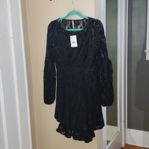 NWT Free People Lacy Boho Dress XS
